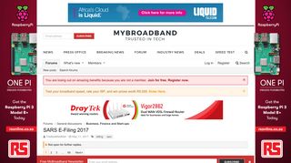 SARS E-Filing 2017 | MyBroadband