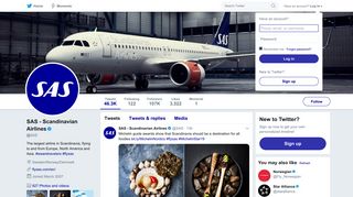 SAS - Scandinavian Airlines (@SAS) | Twitter