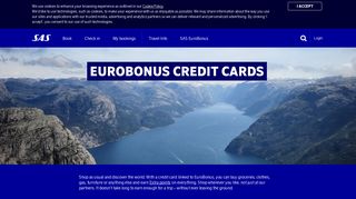 EuroBonus credit card – earn Extra points every day! | SAS