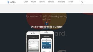 SAS EuroBonus World MC Norge by SEB Kort Bank AB - AppAdvice