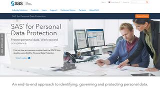 Personal Data Protection | SAS