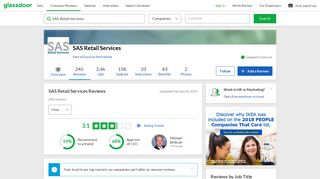 SAS Retail Services Reviews | Glassdoor