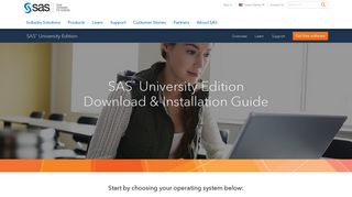 Download SAS University Edition | SAS