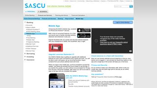 SASCU - Mobile App