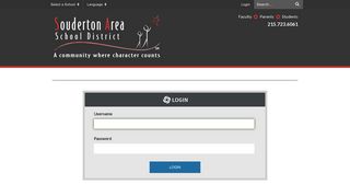 Login - Souderton Area School District