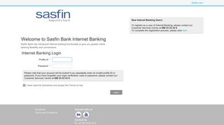 Sasfin - Internet Banking