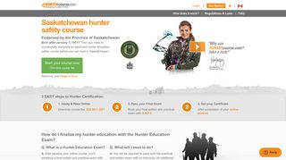 Official Saskatchewan Hunter Safety Course | HUNTERcourse.com