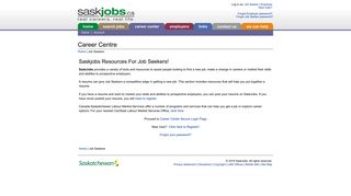 SaskJobs.ca - Job Seeker Career Center