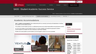 Academic Accommodations | SASS - Student Academic Success ...
