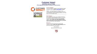 Customer Impact - Shopper Sign Up