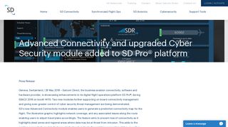 Advanced Connectivity and upgraded Cyber Security ... - Satcom Direct