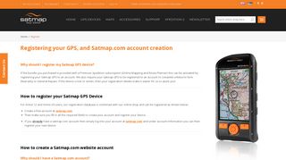 Register - Satmap Outdoor Navigation GPS