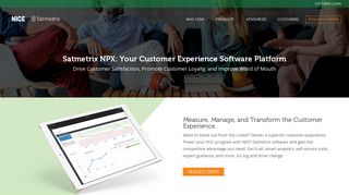 Customer Experience (CX) Software | NICE Satmetrix