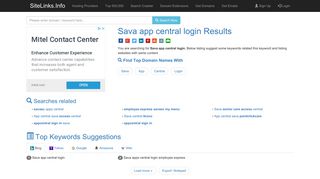 Sava app central login Results For Websites Listing - SiteLinks.Info