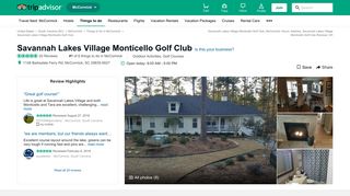 Savannah Lakes Village Monticello Golf Club (McCormick) - 2019 All ...