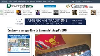 Customers say goodbye to Savannah's Angel's BBQ