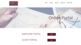 Online Portal – Savant HCM