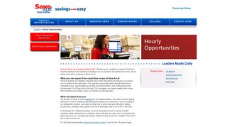 Hourly Opportunities - Save A Lot