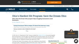 Ohio's Hardest Hit Program: Save the Dream Ohio | Nolo.com