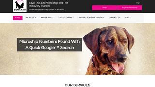 Save This Life Microchip and Pet Recovery System | Save This Life