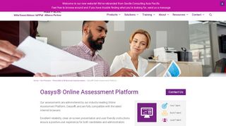 Oasys® Online Test Administration System - Saville Assessment Asia ...