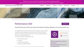 Performance 360 Online Questionnaire - Saville Assessment Asia ...