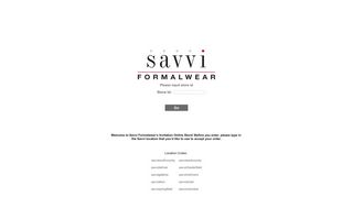 Login Page |Savvi Formalwear