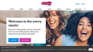 savvy circle | Be the first to try P&G products