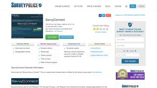 SavvyConnect Ranking and Reviews - SurveyPolice