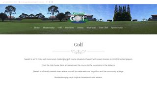 Golf - Sawtell Golf Club