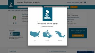 Say Bye Bugs | Better Business Bureau® Profile