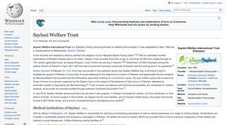 Saylani Welfare Trust - Wikipedia