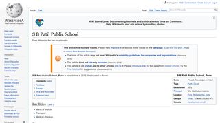 S B Patil Public School - Wikipedia