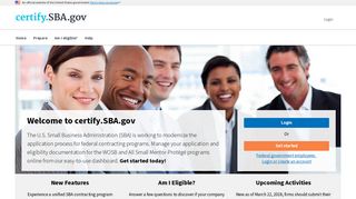 SBA Certify - Small Business Administration