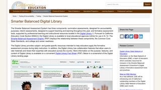 Smarter Balanced Digital Library - Smarter Balanced Assessment ...