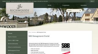 SBB Management Portal | Richwoods HOA, TX