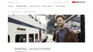 SwissPass – your key to mobility and leisure | SBB
