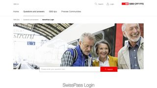 SwissPass Login - SBB CFF FFS Community