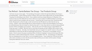Tax Refund - Santa Barbara Tax Group - Tax Products Group ...