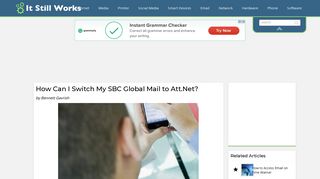 How Can I Switch My SBC Global Mail to Att.Net? | It Still Works