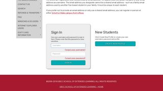 Login Sign In Create Account | SBCC Extended Learning - Fee-Based ...