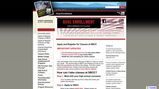 Dual Enrollment: Apply and Register for Classes at SBCC - Santa ...