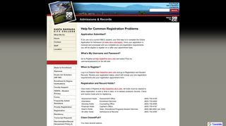 Help for Common Registration Problems - Santa Barbara City College