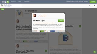 SBC Yahoo Login | The Email Help | Scoop.it