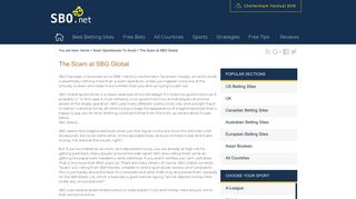 The SBG Global Scam - Avoid This Online Sportsbook