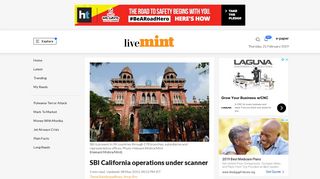 SBI California operations under scanner - Livemint