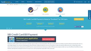 How to Pay SBI Credit Card Bill Payment Online - BankBazaar