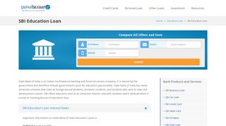 SBI Education Loan: Interest Rates,Student Loan: Apply Online