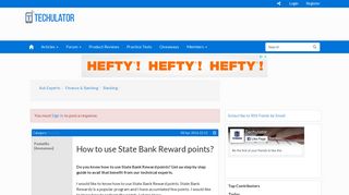 How to use State Bank Reward points? - Techulator
