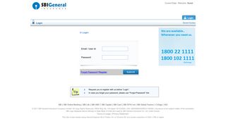 Login - SBI General Insurance